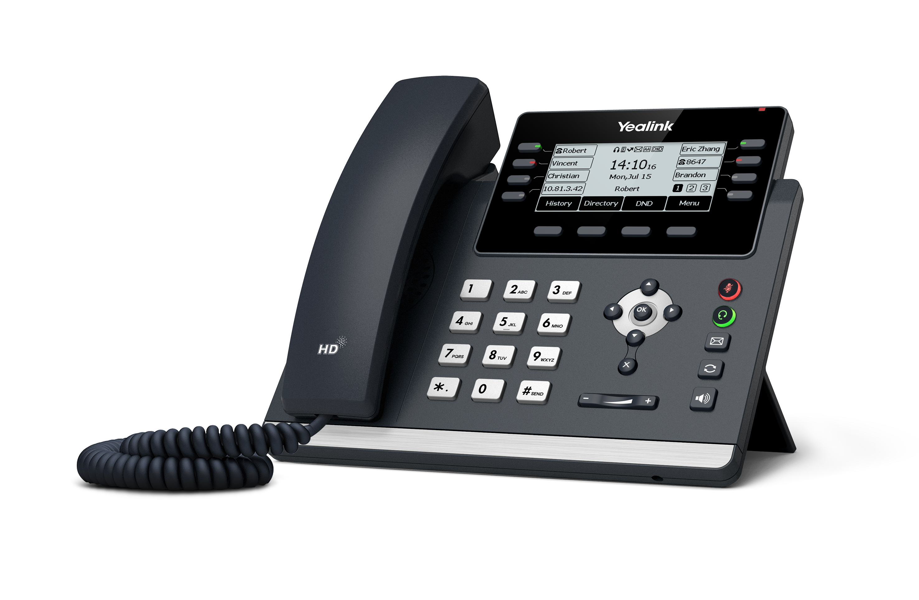 Yealink T43U IP Telefon PoE Destekli – Adaptörsüz