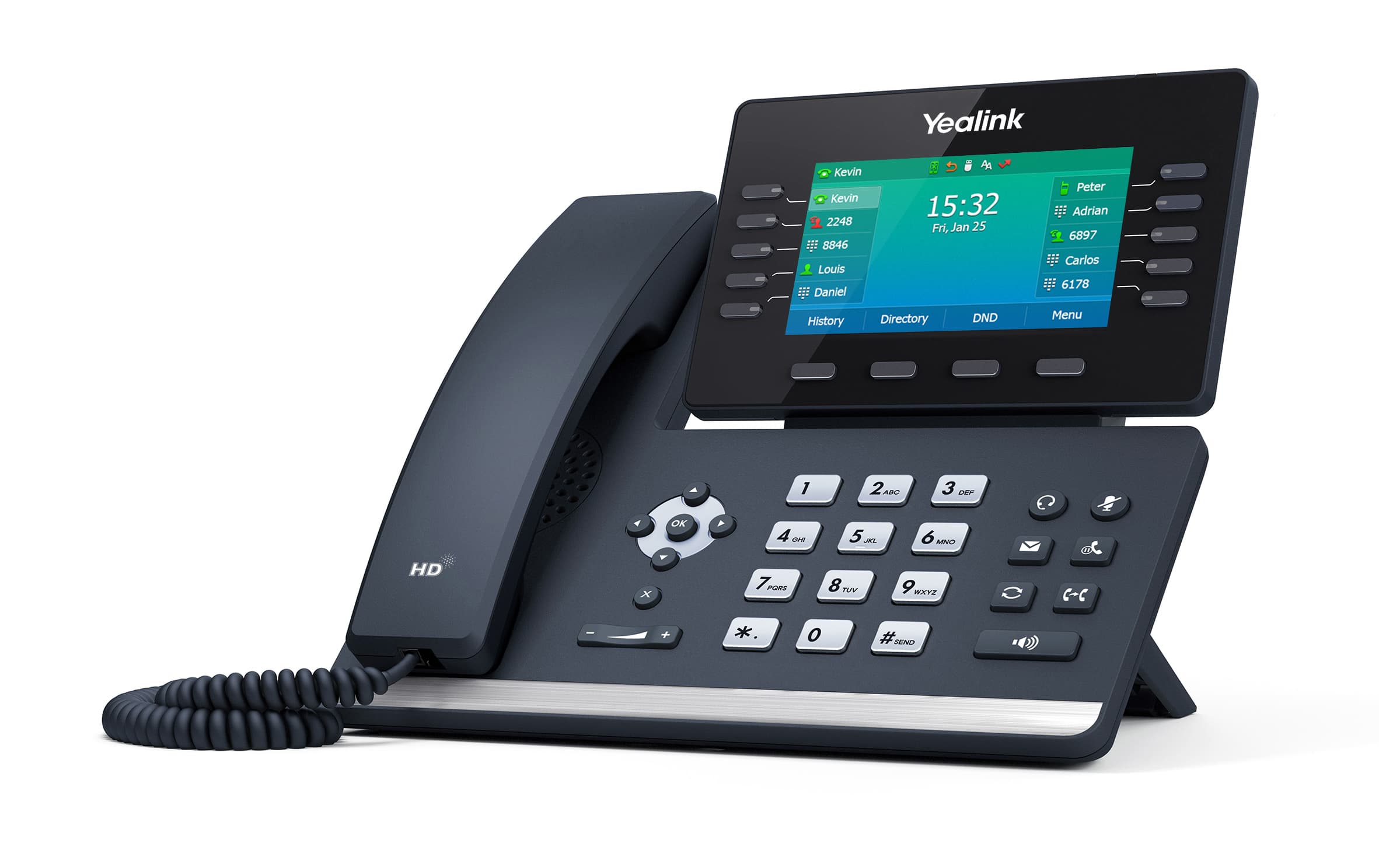 Yealink T54W IP Telefon PoE Destekli – Adaptörsüz
