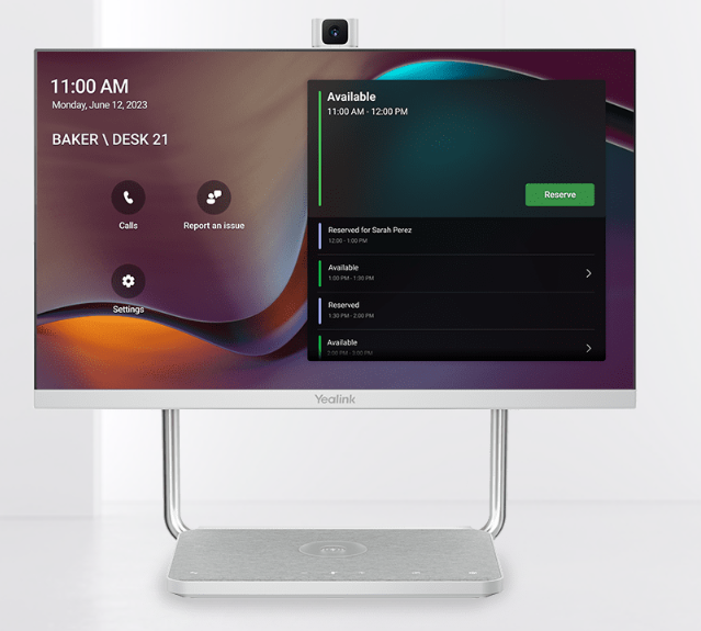 YEALİNK DeskVision A24 Microsoft Teams Ekranı